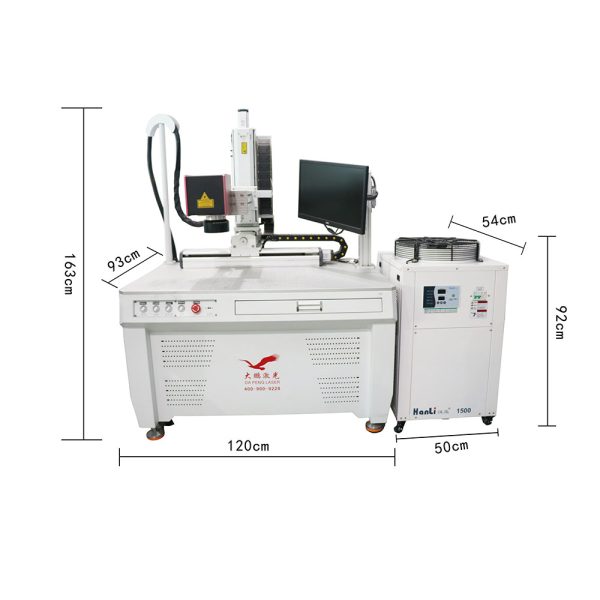 qcw fiber automatic laser welding machine size