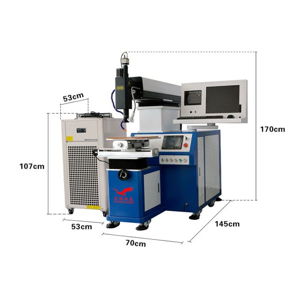 three-axis automatic laser welding machine size