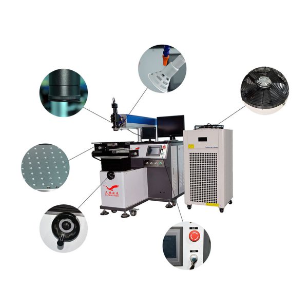 2 axis yag automatic laser welding machine components