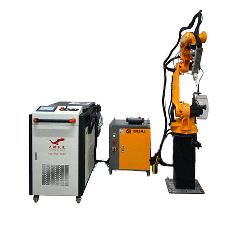 6 axis double station laser welding robot