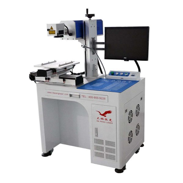 CO2 laser marking machine with slide