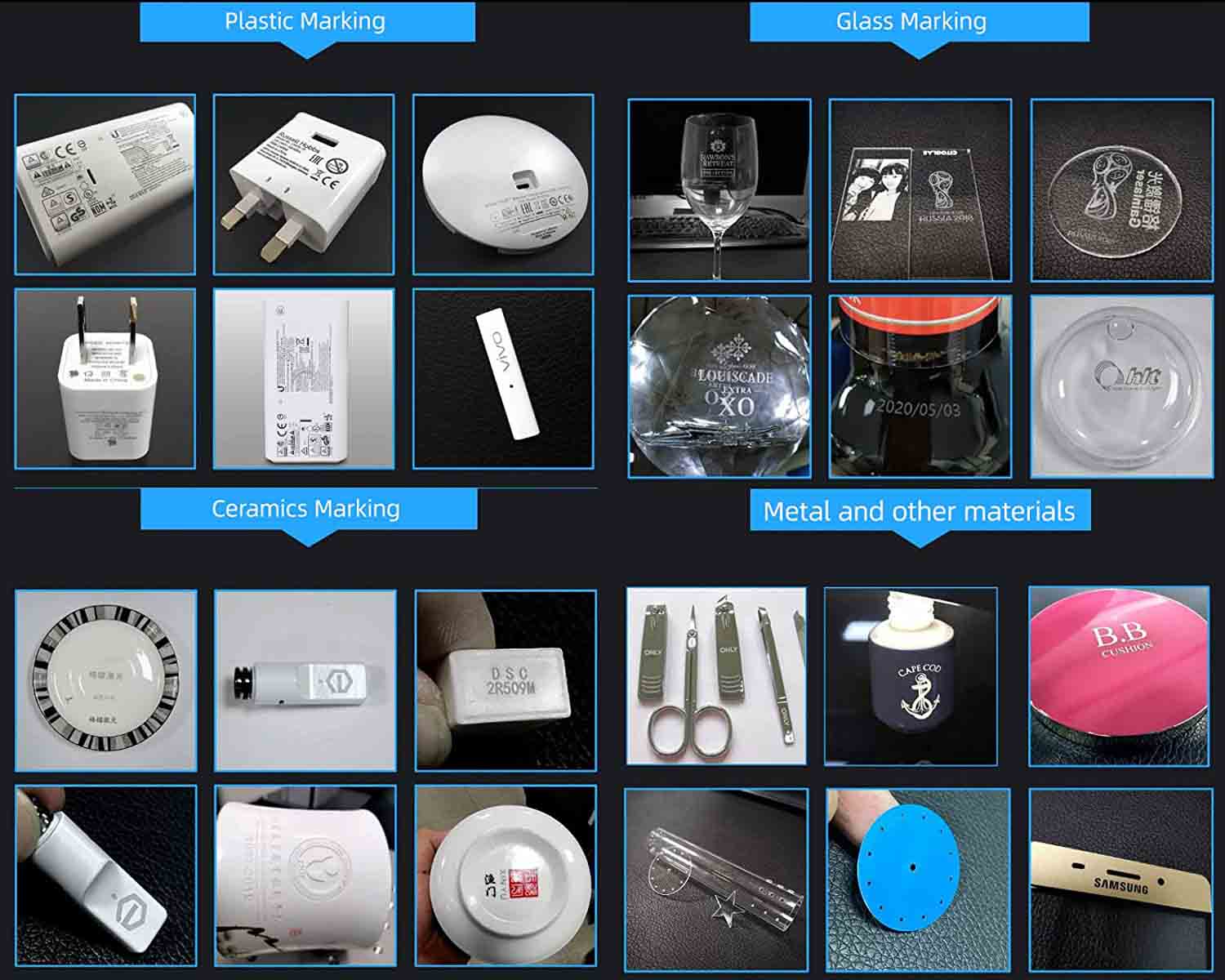 Desktop UV Laser Marking System for Plastic, Silicon, Glass, Ceramic