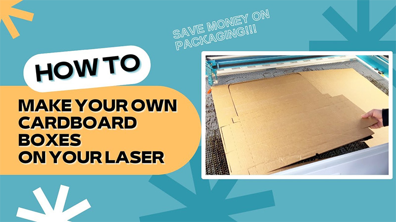 steps for how to laser cut cardboard