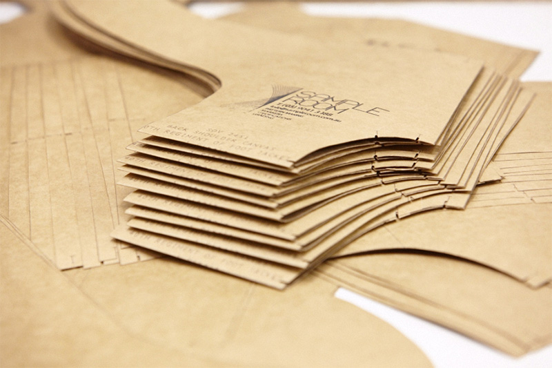 thickness of laser cut cardboard