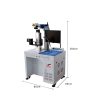 Two-axis three-side laser marking machine