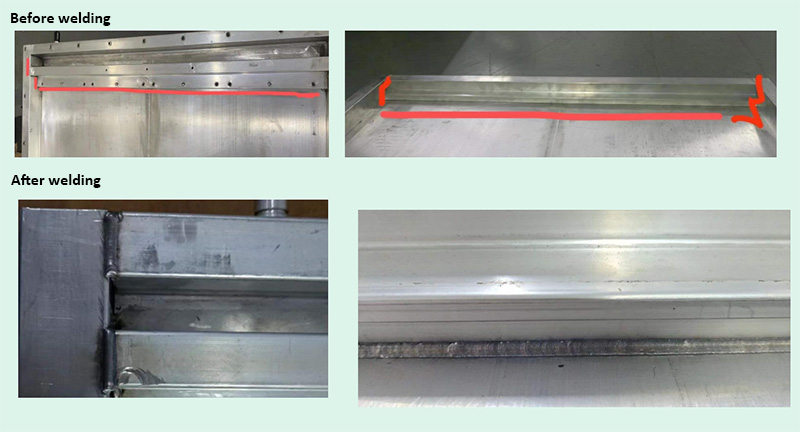 battery liquid cooling plates welding