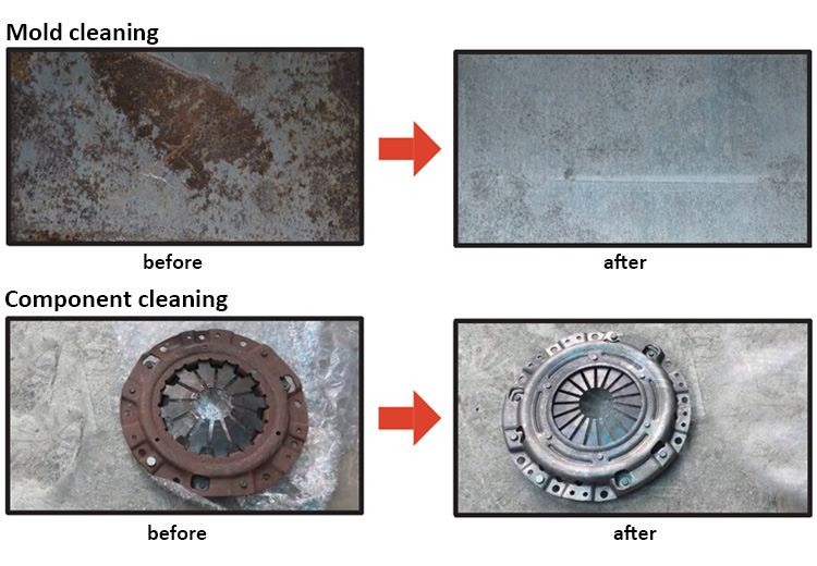 handheld laser cleaning machine samples