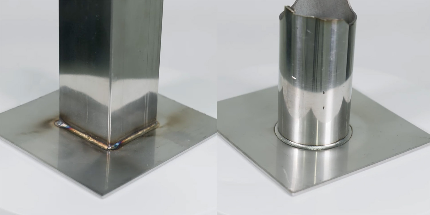 laser welding samples