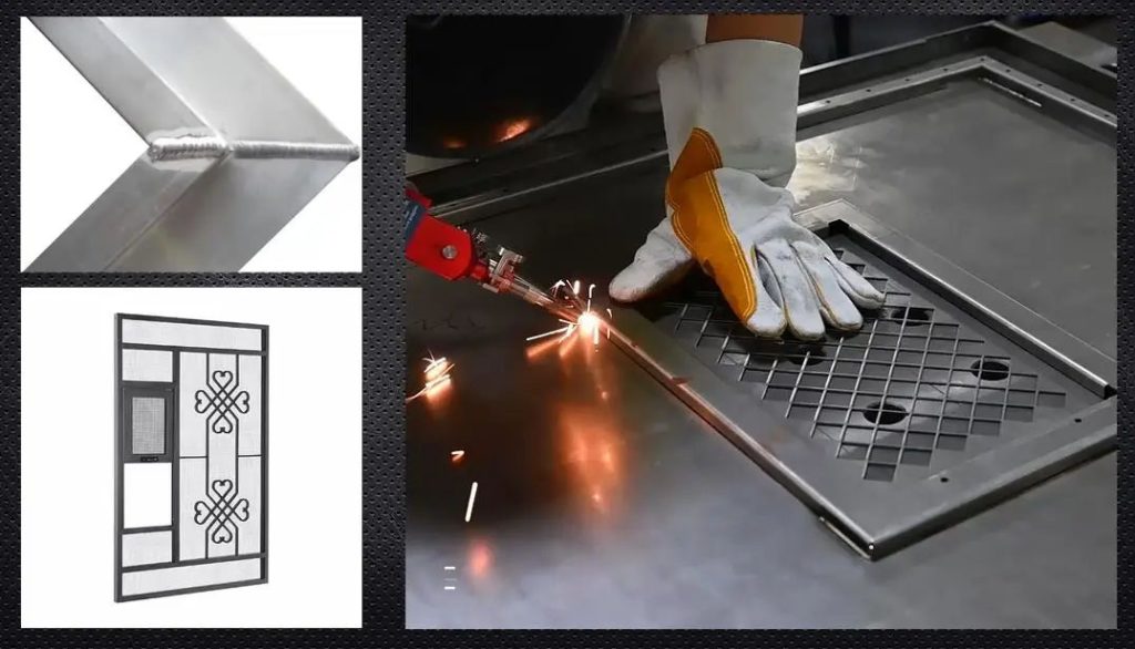 laser welding for windows and doors