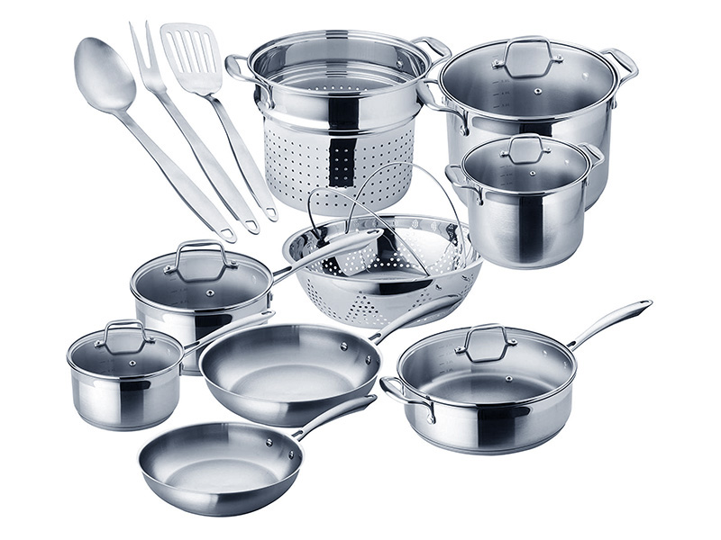 stainless steel kitchenware