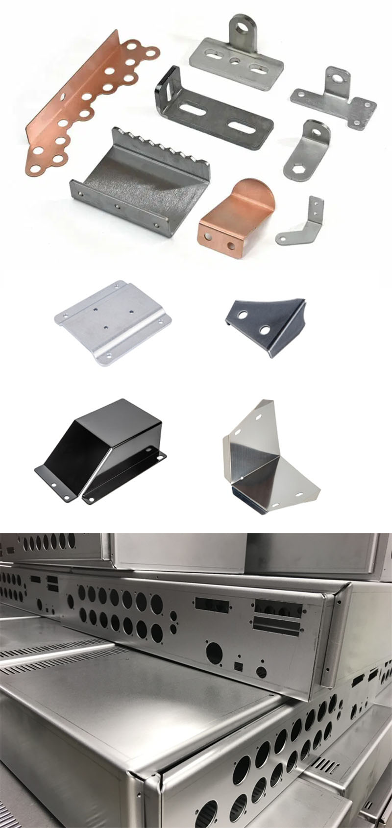 CNC metal bending samples