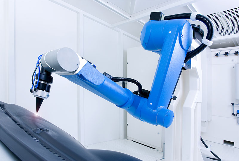 benefit of robot for laser applications