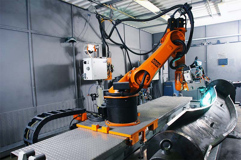 laser robotic application for petrochemical industries