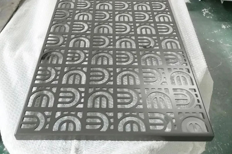application of laser cut stainless steel sheet