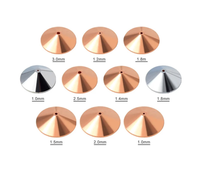 laser cutting machine nozzle selection