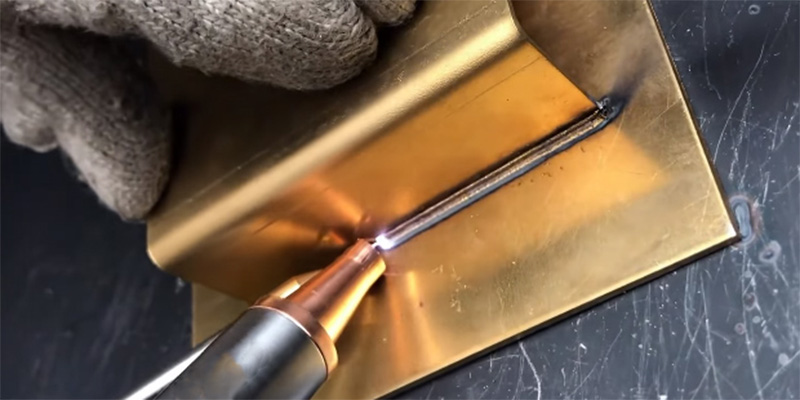 laser weld copper and brass