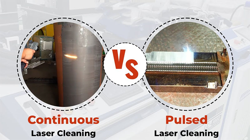 pulsed laser vs cw laser for cleaning