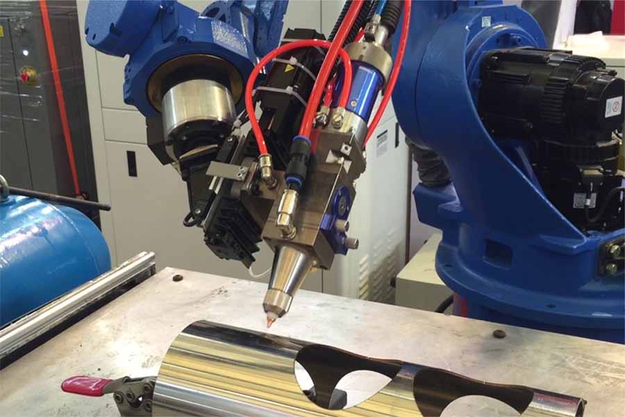 laser robot application in chassis manufacturing