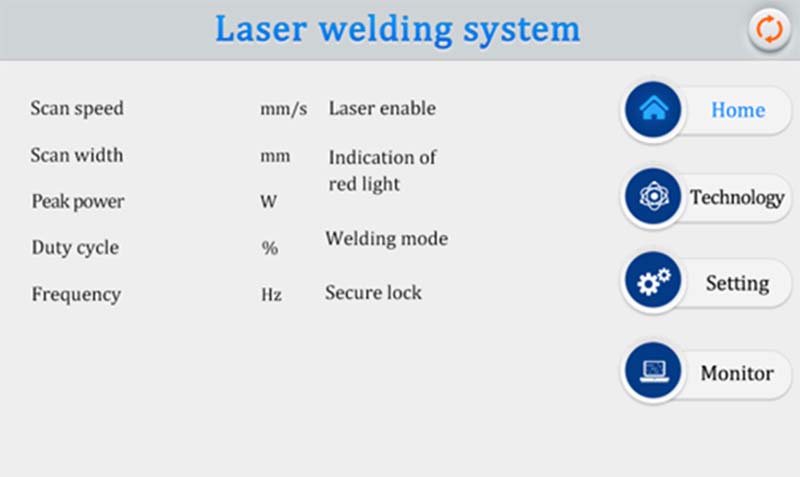 air cooled handheld laser welder system