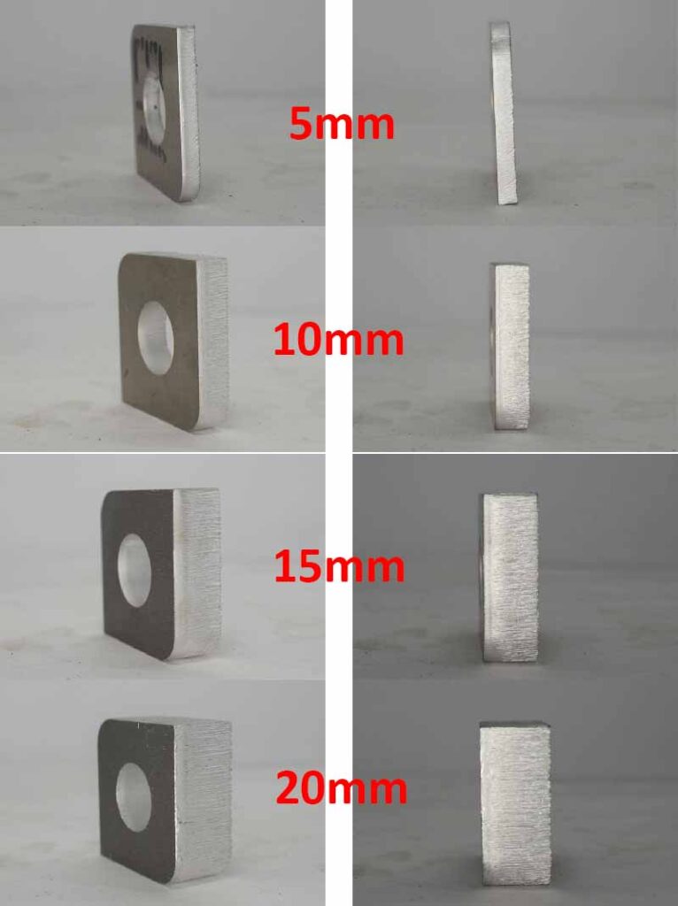 how thick can laser cut aluminum