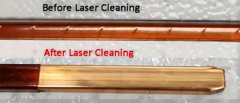 laser remove paint from copper wire