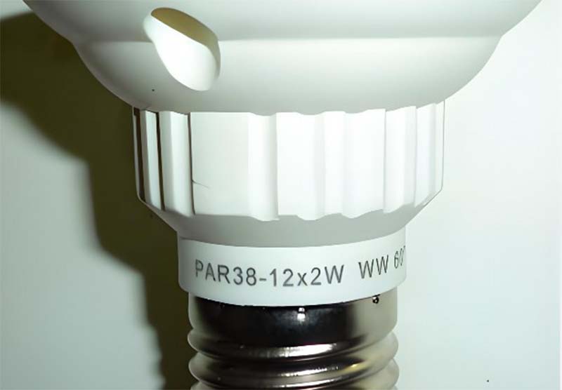 led bulbs laser marking