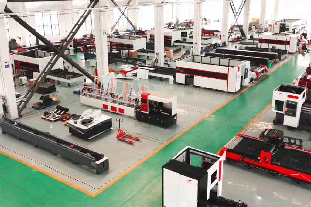 laser cutting machine r&d center