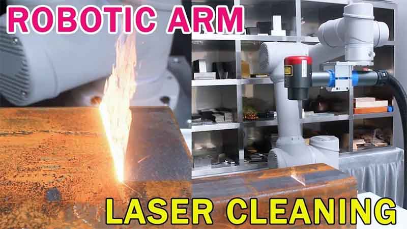 application of automatic laser cleaning robot