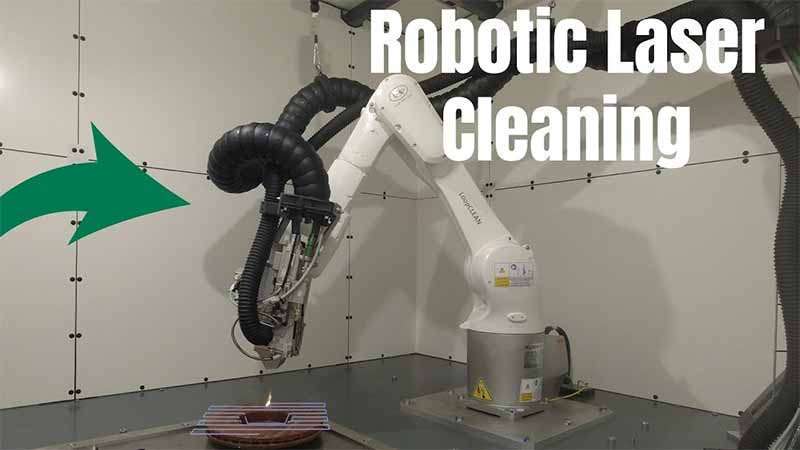 robot laser cleaning machine