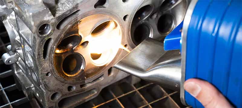 laser cleaning automotive engines